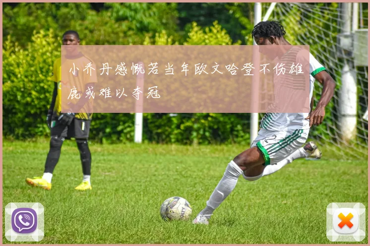 小乔丹感慨若当年欧文哈登不伤雄鹿或难以夺冠