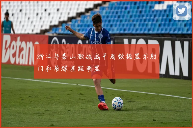 浙江与泰山激战成平局数据显示射门和角球差距明显
