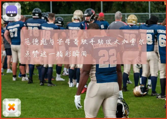 范德彪与字母哥联手助攻大加索尔点赞这一精彩瞬间